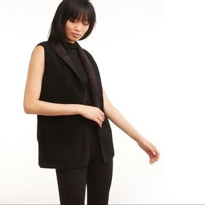 Theory Reversible Lambskin Vest